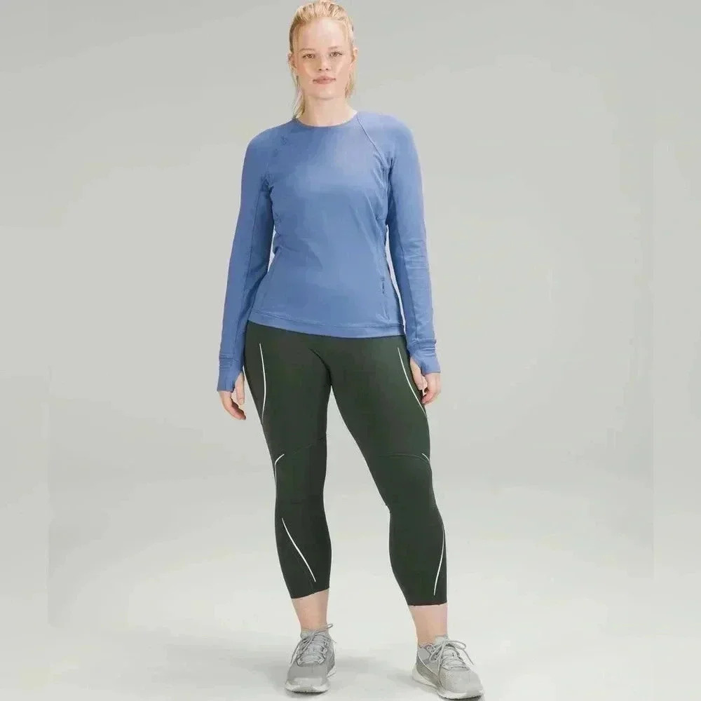 Lululemon Base Pace High-Rise Reflective Tight 25" in Smoked Spruce - Picture 5 of 9